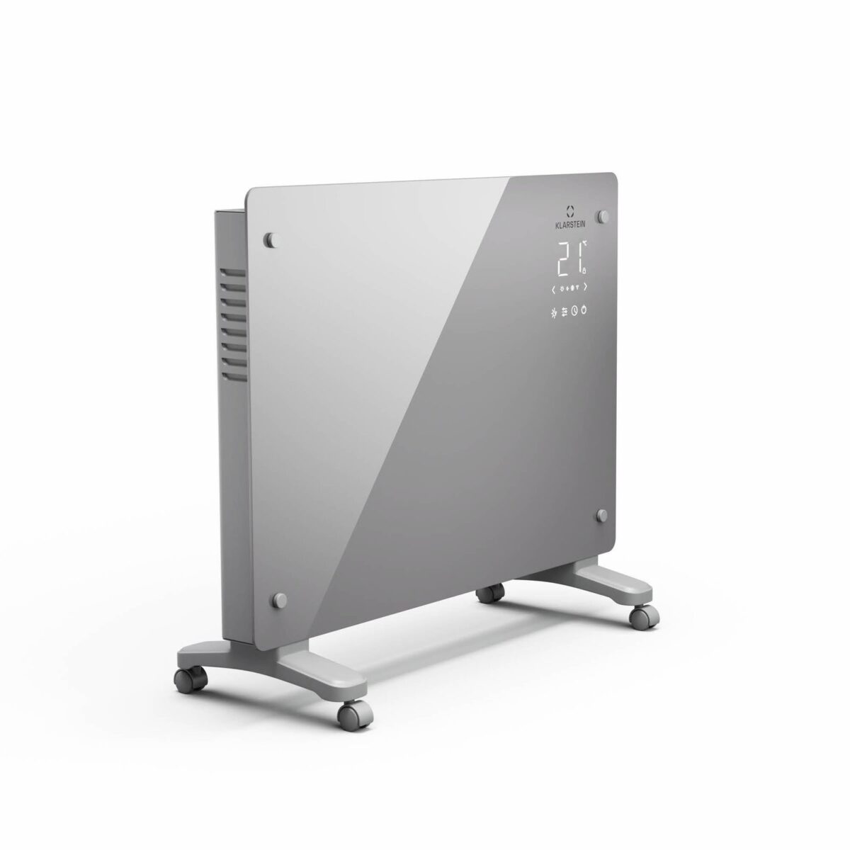 Calefactor convector Klarstein Smart 1500 de 1500 W con control por aplicación, temperatura de 5 a 50 °C, pantalla LED táctil - Imagen 2