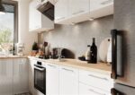 Cocina completa Vera 8 elementos blanco brillo L 260 cm sin encimera - Imagen 5